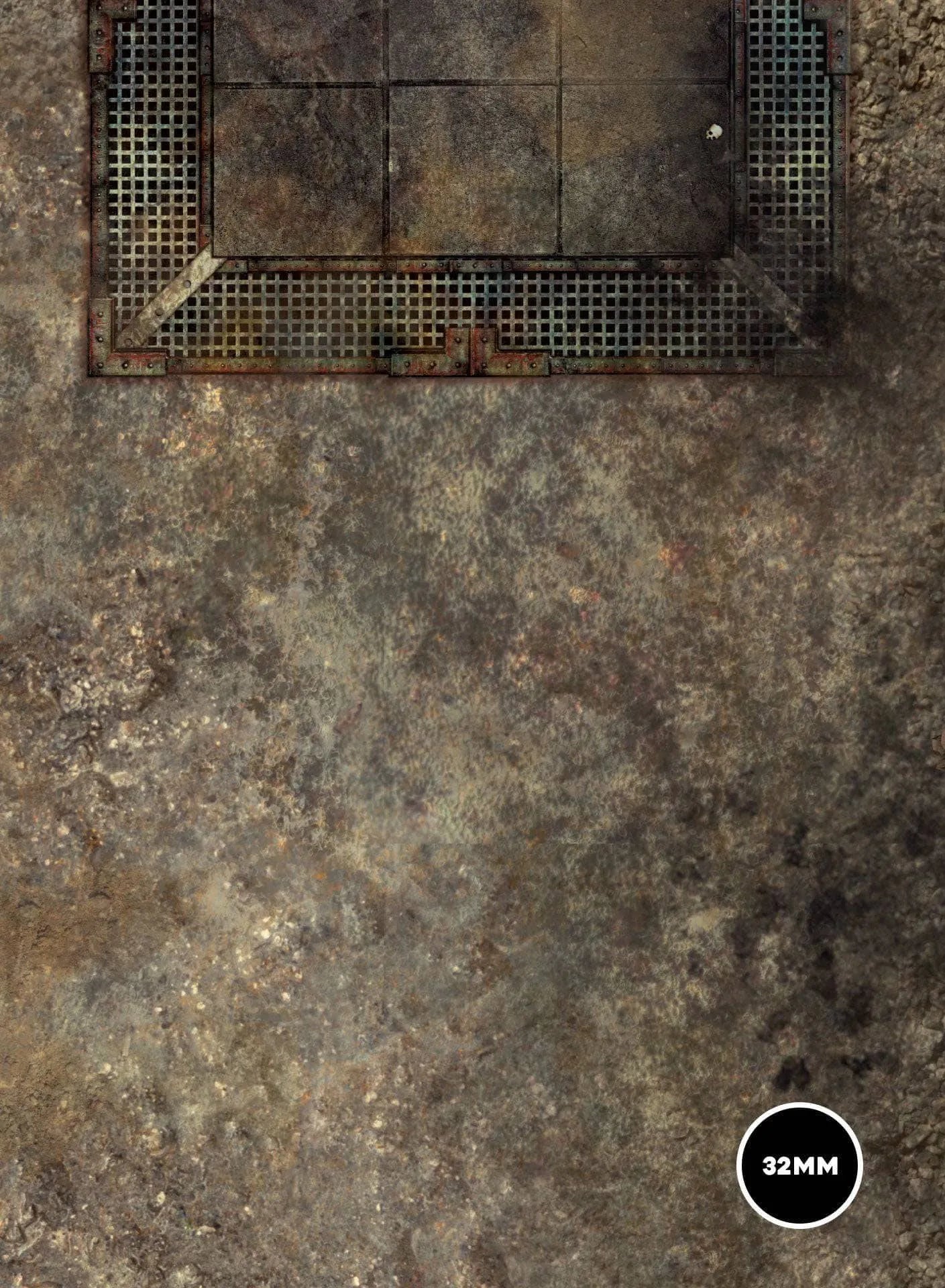 Mars / Fog Zone - 72X48 - Game mat Recto Verso game mat battle mats play mats tapis jeu crank-wargame