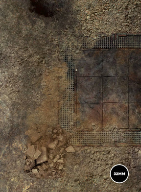 Mars / Fog Zone - 72X48 - Game mat Recto Verso game mat battle mats play mats tapis jeu crank-wargame