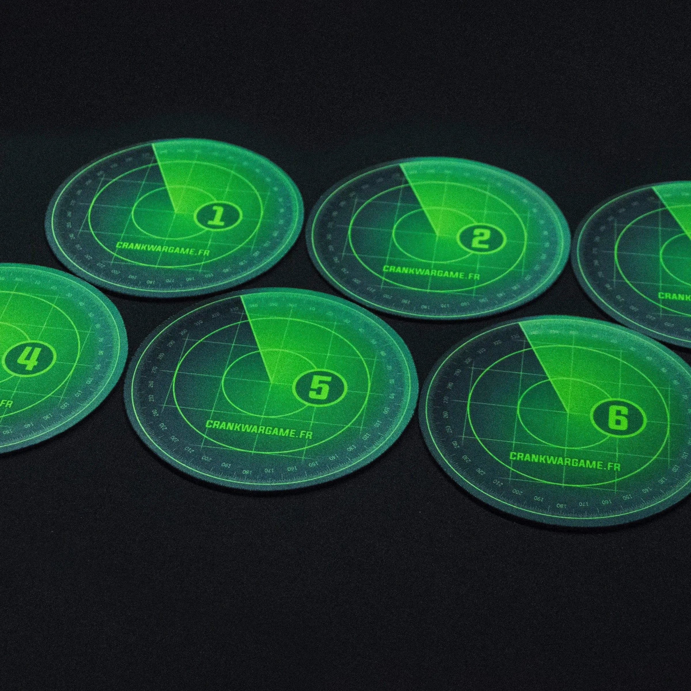 crank-wargame Accessoire Objectifs tactiques V8 Neoprene 6 pouces - Scifi