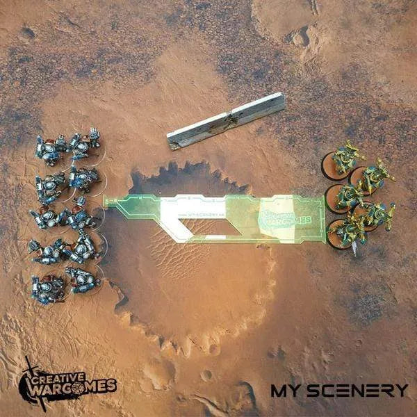 crank-wargame Accessoire Réglette FAMAS 9.5" Pour Warhammer 40000 V9