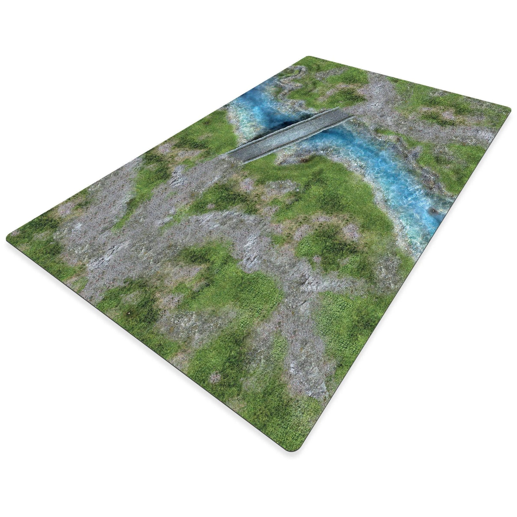 crank-wargame Battle mat River - 72X48 - Game mat Wargame