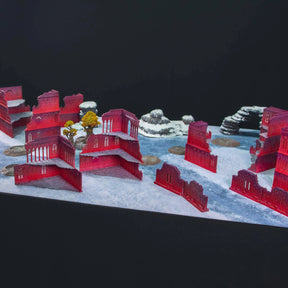 crank-wargame Battle mat ROCK & Snow - 48x48 - Game mat Wargame