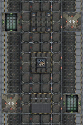 crank-wargame Battle mat SCIFI - 72X48 - Game mat Wargame