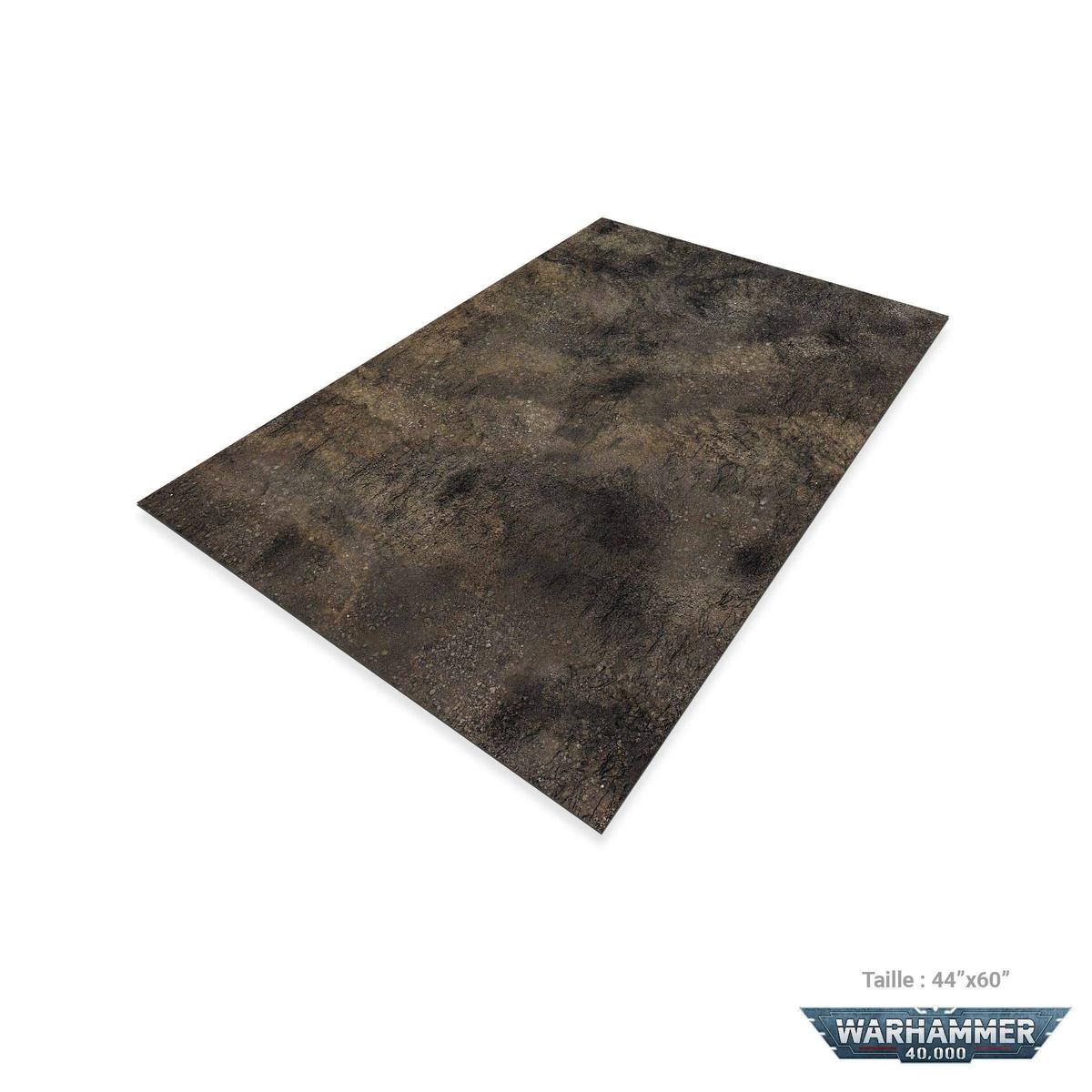 crank-wargame Battle mat DIRT - 44x60 - Zone de bataille Wh40k V9