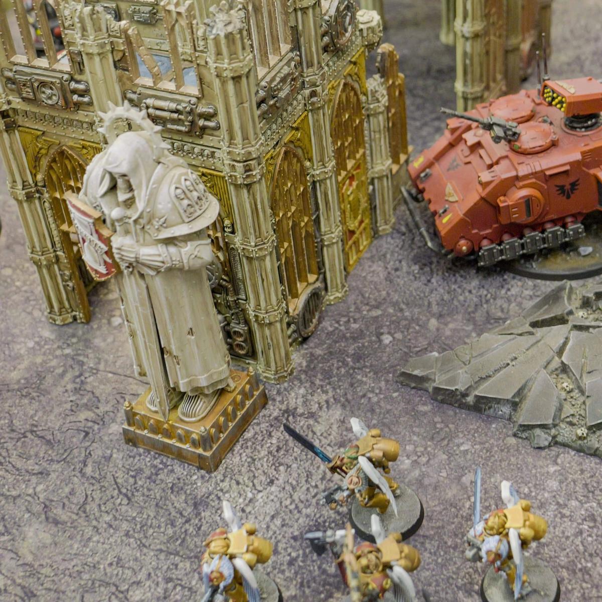 DIRT - 44x60 - Zone de bataille Wh40k V9 game mat battle mats play mats tapis jeu crank-wargame