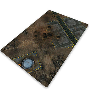 Factory / Checkpoint - Recto / Verso -44x30 game mat battle mats play mats tapis jeu crank-wargame