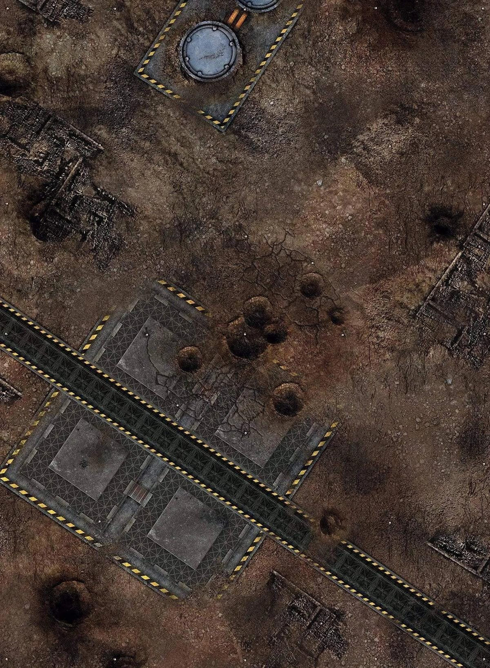 PWORK - Industrial Ruins game mat industrial terrains #warhammer is
