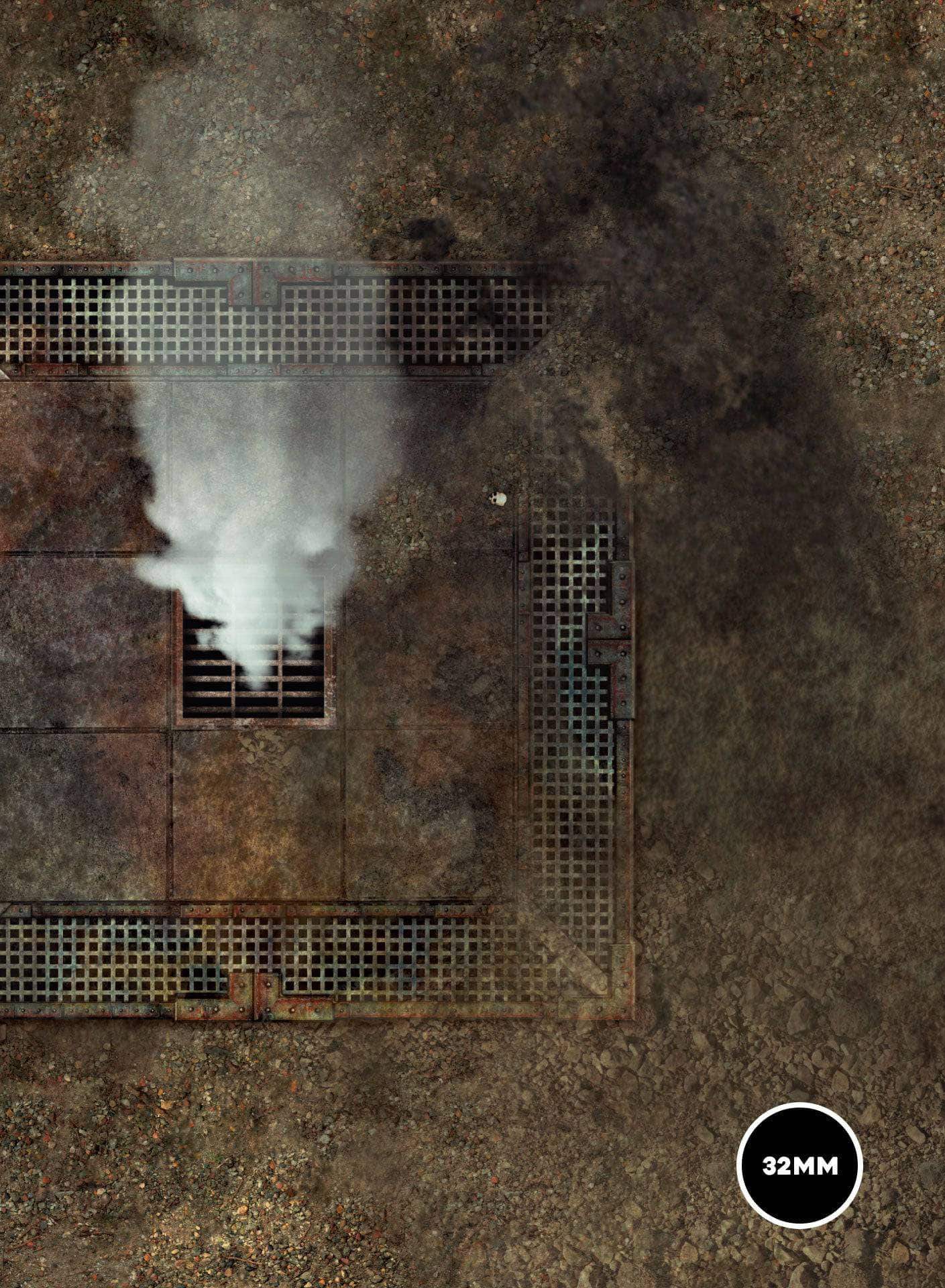 Fog Zone Reboot - 44x60 - Zone de bataille Wh40k V9 game mat battle mats play mats tapis jeu crank-wargame