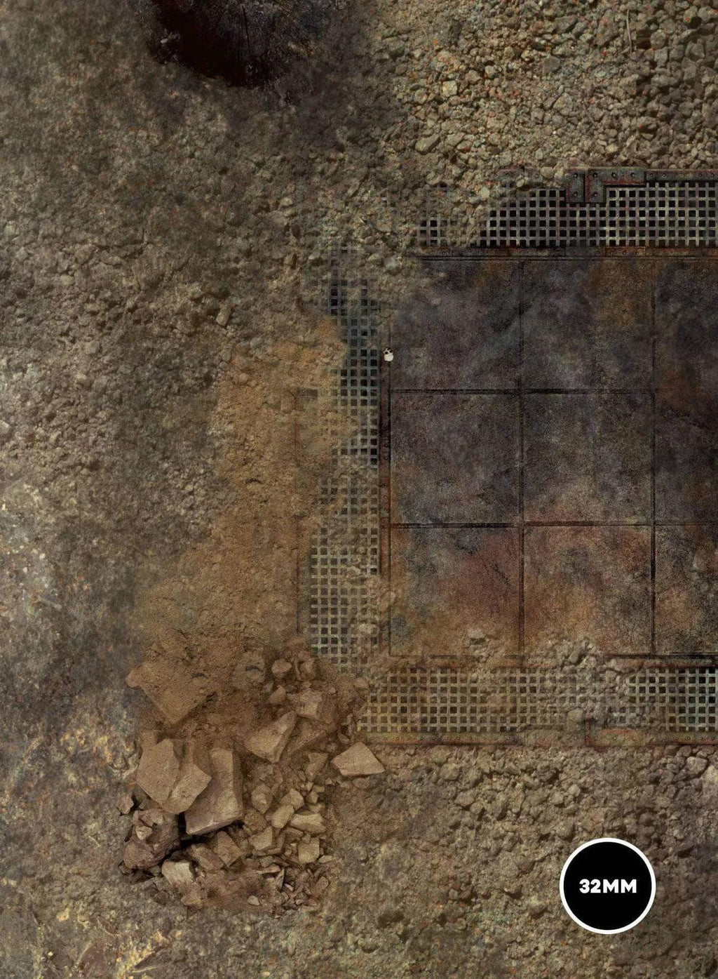 Fog Zone Reboot - 44x60 - Zone de bataille Wh40k V9 game mat battle mats play mats tapis jeu crank-wargame