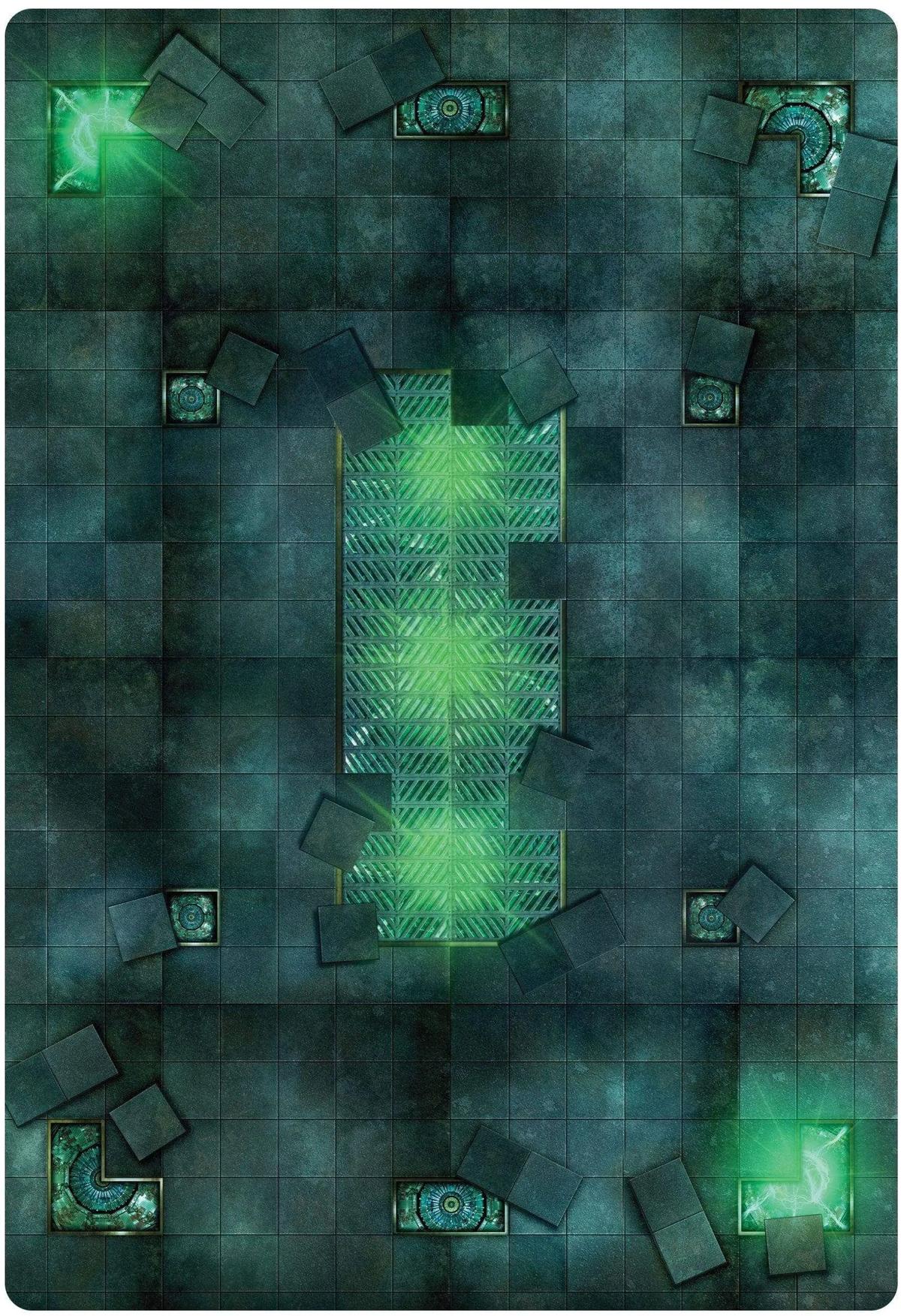 FogZone / Techzone - Recto / Verso -44x30 game mat battle mats play mats tapis jeu crank-wargame