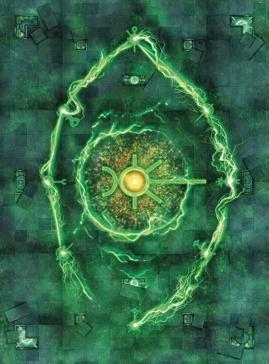 PLAYMATS Tapis De Wargaming 91x183 Cm – Terrain Glacé Pour Vos Batailles épiques !