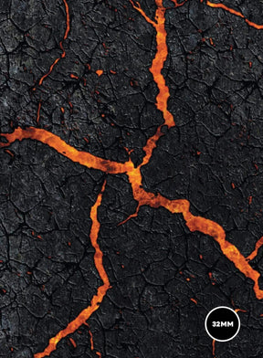 Lava - 60x44 - Game mat Wargame game mat battle mats play mats tapis jeu crank-wargame