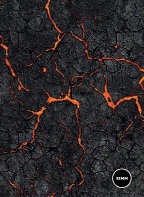 Lava - 60x44 - Game mat Wargame game mat battle mats play mats tapis jeu crank-wargame