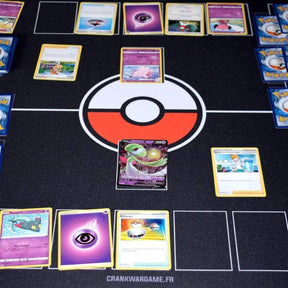 crank-wargame Battle mat Tapis de jeu 2 joueurs pour carte Pokemon