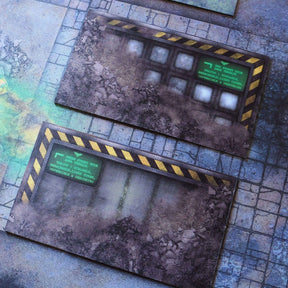 Zone de terrain "Forests + Buildings" Layout WTC40k - 17 pièces game mat battle mats play mats tapis jeu crank-wargame